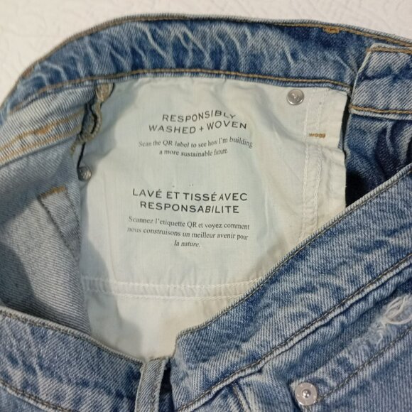 Frame Le Jane Wide Leg Jeans Size 29 Womens Blue Denim - Picture 13 of 13